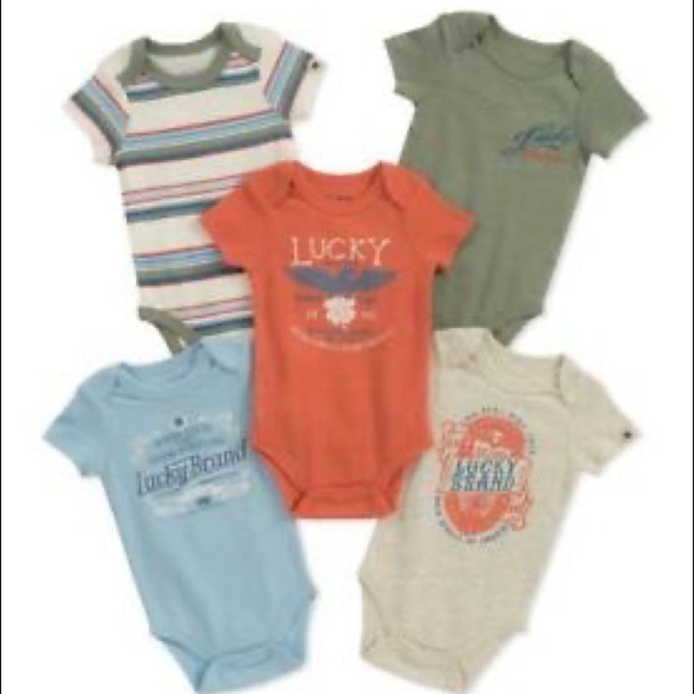 Lucky Brand Assorted Onesies - Picture 1 of 6